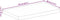 vidaXL - Tafelblad - met - natuurlijke - rand - 60x30x3,8 - cm - massief - mangohout