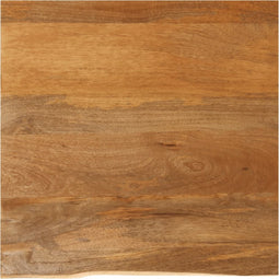vidaXL - Tafelblad - met - natuurlijke - rand - 60x60x3,8 - cm - massief - mangohout