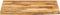 vidaXL - Tafelblad - met - natuurlijke - rand - 60x60x3,8 - cm - massief - mangohout