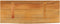 vidaXL - Tafelblad - met - natuurlijke - rand - 70x20x3,8 - cm - massief - mangohout