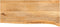 vidaXL - Tafelblad - met - natuurlijke - rand - 70x30x2,5 - cm - massief - mangohout