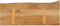 vidaXL - Tafelblad - met - natuurlijke - rand - 70x30x2,5 - cm - massief - mangohout