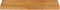 vidaXL - Tafelblad - met - natuurlijke - rand - 70x40x3,8 - cm - massief - mangohout