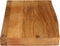 vidaXL - Tafelblad - met - natuurlijke - rand - 70x40x3,8 - cm - massief - mangohout