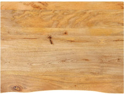 vidaXL - Tafelblad - met - natuurlijke - rand - 70x60x2,5 - cm - massief - mangohout