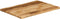 vidaXL - Tafelblad - met - natuurlijke - rand - 70x60x2,5 - cm - massief - mangohout