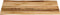 vidaXL - Tafelblad - met - natuurlijke - rand - 70x60x2,5 - cm - massief - mangohout