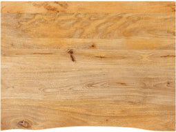 vidaXL - Tafelblad - met - natuurlijke - rand - 70x60x3,8 - cm - massief - mangohout