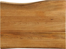 vidaXL - Tafelblad - met - natuurlijke - rand - 70x60x3,8 - cm - massief - mangohout