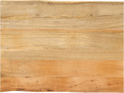 vidaXL - Tafelblad - met - natuurlijke - rand - 70x60x3,8 - cm - massief - mangohout