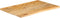 vidaXL - Tafelblad - met - natuurlijke - rand - 70x60x3,8 - cm - massief - mangohout