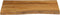 vidaXL - Tafelblad - met - natuurlijke - rand - 70x60x3,8 - cm - massief - mangohout