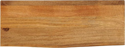 vidaXL - Tafelblad - met - natuurlijke - rand - 80x20x2,5 - cm - massief - mangohout