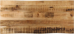vidaXL - Tafelblad - met - natuurlijke - rand - 80x40x3,8 - cm - massief - mangohout