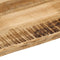 vidaXL - Tafelblad - met - natuurlijke - rand - 80x40x3,8 - cm - massief - mangohout