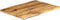 vidaXL - Tafelblad - met - natuurlijke - rand - 80x60x2,5 - cm - massief - mangohout