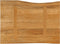 vidaXL - Tafelblad - met - natuurlijke - rand - 80x60x2,5 - cm - massief - mangohout