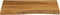 vidaXL - Tafelblad - met - natuurlijke - rand - 80x60x2,5 - cm - massief - mangohout