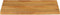 vidaXL - Tafelblad - met - natuurlijke - rand - 80x60x2,5 - cm - massief - mangohout