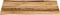 vidaXL - Tafelblad - met - natuurlijke - rand - 80x60x2,5 - cm - massief - mangohout