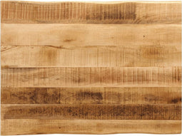 vidaXL - Tafelblad - met - natuurlijke - rand - 80x60x3,8 - cm - massief - mangohout