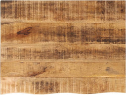 vidaXL - Tafelblad - met - natuurlijke - rand - 80x60x3,8 - cm - massief - mangohout