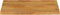 vidaXL - Tafelblad - met - natuurlijke - rand - 80x60x3,8 - cm - massief - mangohout