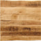 vidaXL - Tafelblad - met - natuurlijke - rand - 80x80x2,5 - cm - massief - mangohout
