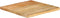 vidaXL - Tafelblad - met - natuurlijke - rand - 80x80x2,5 - cm - massief - mangohout