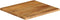 vidaXL - Tafelblad - met - natuurlijke - rand - 80x80x2,5 - cm - massief - mangohout