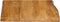 vidaXL - Tafelblad - met - natuurlijke - rand - 80x80x2,5 - cm - massief - mangohout