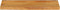 vidaXL - Tafelblad - met - natuurlijke - rand - 90x20x3,8 - cm - massief - mangohout