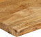 vidaXL - Tafelblad - met - natuurlijke - rand - 90x40x2,5 - cm - massief - mangohout