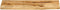 vidaXL - Tafelblad - met - natuurlijke - rand - 90x40x2,5 - cm - massief - mangohout