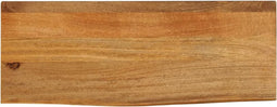 vidaXL - Tafelblad - met - natuurlijke - rand - 90x40x3,8 - cm - massief - mangohout