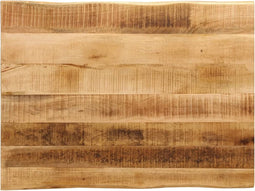 vidaXL - Tafelblad - met - natuurlijke - rand - 90x60x2,5 - cm - massief - mangohout