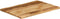 vidaXL - Tafelblad - met - natuurlijke - rand - 90x60x2,5 - cm - massief - mangohout
