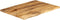 vidaXL - Tafelblad - met - natuurlijke - rand - 90x60x2,5 - cm - massief - mangohout