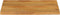 vidaXL - Tafelblad - met - natuurlijke - rand - 90x60x2,5 - cm - massief - mangohout