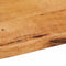 vidaXL - Tafelblad - met - natuurlijke - rand - 90x60x2,5 - cm - massief - mangohout