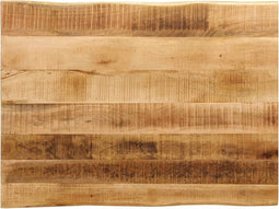 vidaXL - Tafelblad - met - natuurlijke - rand - 90x60x3,8 - cm - massief - mangohout