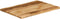 vidaXL - Tafelblad - met - natuurlijke - rand - 90x60x3,8 - cm - massief - mangohout