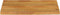 vidaXL - Tafelblad - met - natuurlijke - rand - 90x60x3,8 - cm - massief - mangohout