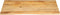 vidaXL - Tafelblad - met - natuurlijke - rand - 90x80x2,5 - cm - massief - mangohout