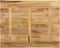 vidaXL - Tafelblad - met - natuurlijke - rand - 90x80x2,5 - cm - massief - mangohout
