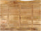 vidaXL - Tafelblad - met - natuurlijke - rand - 90x80x2,5 - cm - massief - mangohout