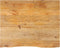 vidaXL - Tafelblad - met - natuurlijke - rand - 90x80x3,8 - cm - massief - mangohout
