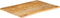 vidaXL - Tafelblad - met - natuurlijke - rand - 90x80x3,8 - cm - massief - mangohout