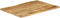 vidaXL - Tafelblad - met - natuurlijke - rand - 90x80x3,8 - cm - massief - mangohout