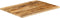 vidaXL - Tafelblad - met - natuurlijke - rand - 90x80x3,8 - cm - massief - mangohout
